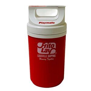 Playmate IGLOO Frito Lay Red Thermos Jug 1/2 Gallon Cooler 3/1993 Advertising